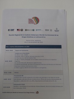 ISSUP estuvo presente en la Reunión Regional de la Coalición Global para Abordar las Amenazas de las Drogas Sintéticas en Latinoamérica.