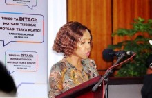 The First Lady of Botswana Mrs Neo Jane Masisi