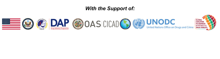 ICATI is supported by: the U.S. Department of State, Bureau of International Narcotics and Law Enforcement Affairs (INL), The Colombo Plan-Drug Advisory Programme (DAP), Executive Secretariat of the Inter-American Drug Abuse Control Commission (CICAD) / Organization of American States (OAS), United Nations Office on Drugs and Crime (UNODC), and the Global Coalition to Address Synthetic Drug Threats